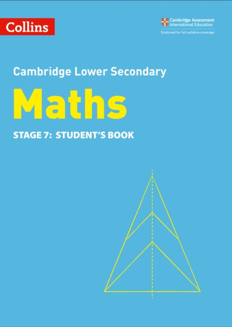 Lower Secondary Maths Student's Book: Stage 7-9780008340858