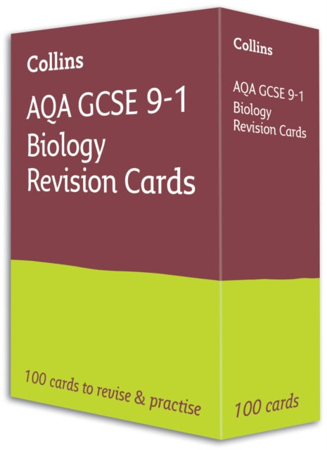 AQA GCSE 9-1 Biology Revision Cards : Ideal for the 2026 and 2027 Exams-9780008353896