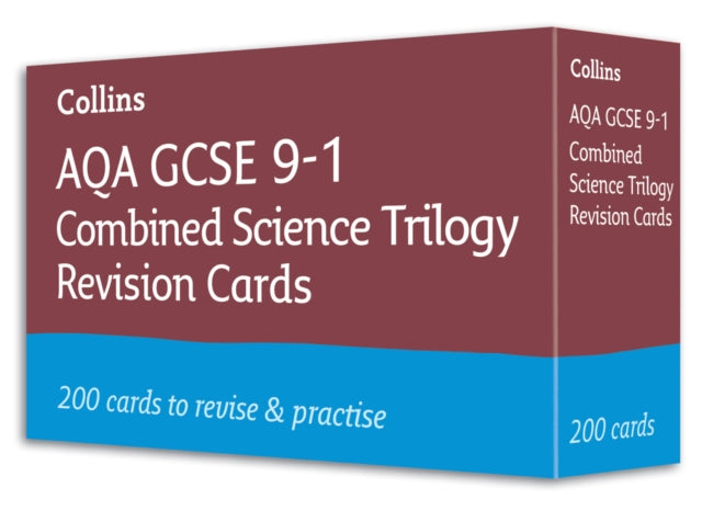 AQA GCSE 9-1 Combined Science Revision Cards (Biology, Chemistry & Physics) : Ideal for the 2026 and 2027 Exams-9780008353926