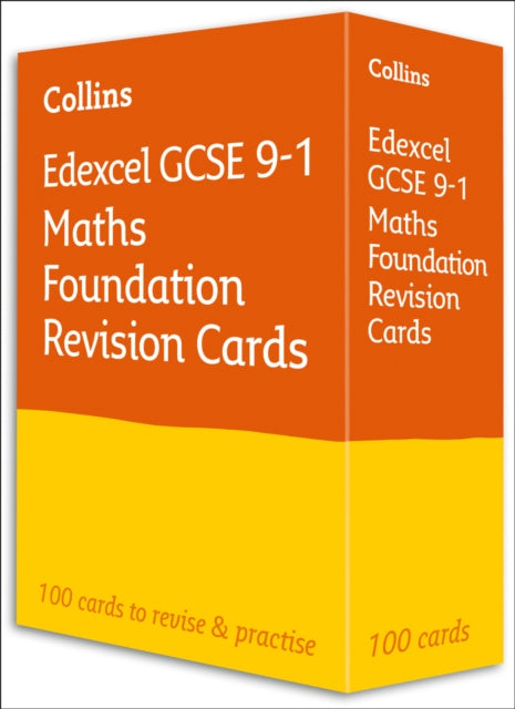 Edexcel GCSE 9-1 Maths Foundation Revision Cards : Ideal for the 2026 and 2027 Exams-9780008359744