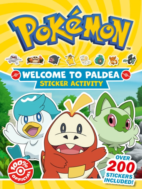 Pokemon Welcome to Paldea Epic Sticker-9780008616717