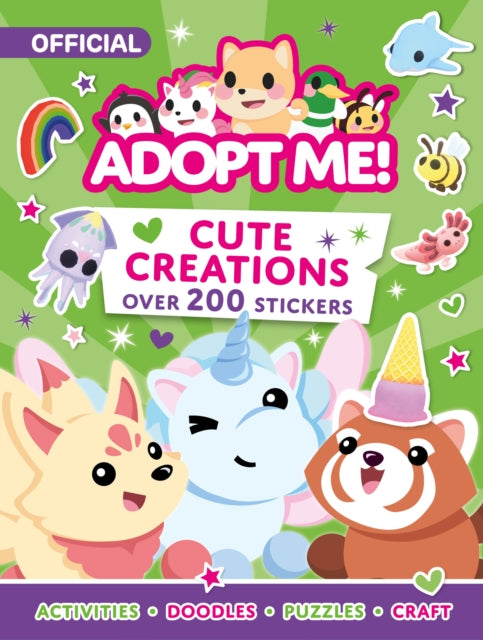 Adopt Me! Cute Creations Sticker Book-9780008647025