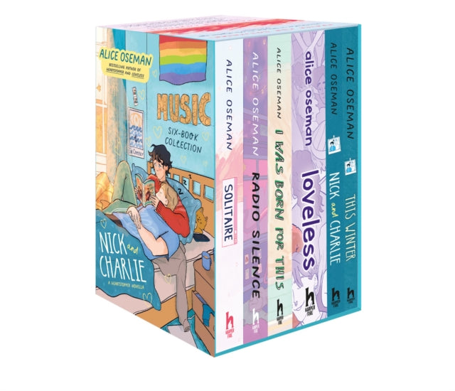 Alice Oseman Six-Book Collection Box Set (Solitaire, Radio Silence, I Was Born For This, Loveless, Nick and Charlie, This Winter)-9780008669652