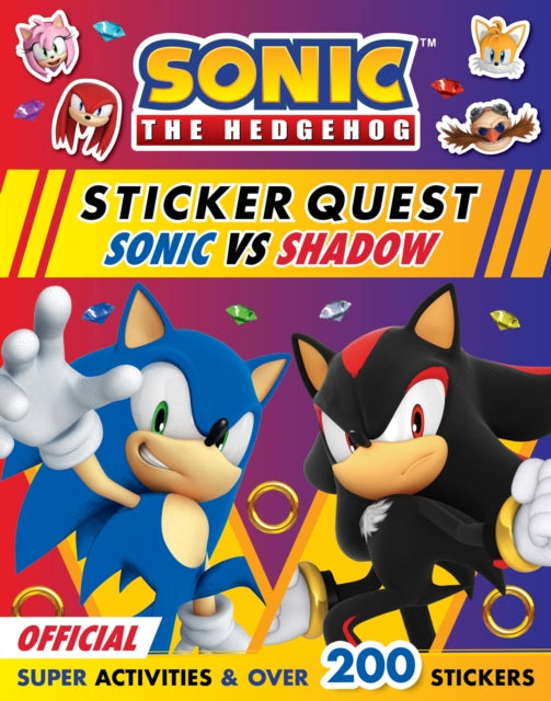 Sonic the Hedgehog Sticker Quest: Sonic vs Shadow-9780008680657