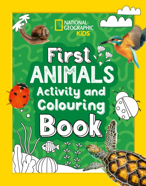 First Animals Activity and Colouring Book-9780008727932