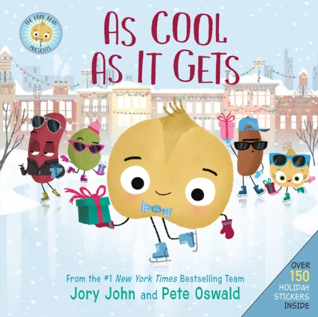 The Cool Bean Presents: As Cool as It Gets : Over 150 Stickers Inside! A Christmas Holiday Book for Kids-9780063045422