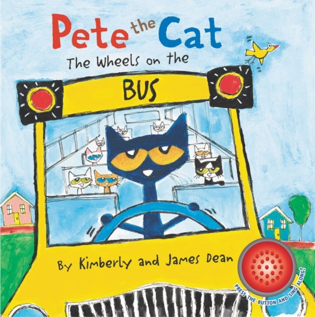 Pete the Cat: The Wheels on the Bus Sound Book-9780063067134
