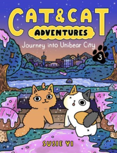 Cat & Cat Adventures: Journey into Unibear City : A Graphic Novel-9780063083868