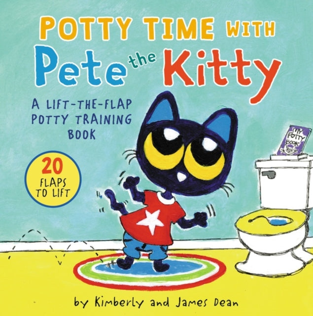 Potty Time with Pete the Kitty : A Lift-the-Flap Potty Book for Kids-9780063111516