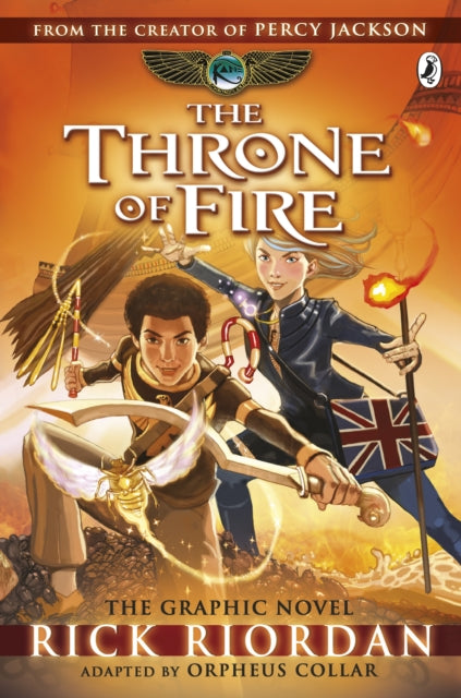 The Throne of Fire: The Graphic Novel (The Kane Chronicles Book 2)-9780141366586