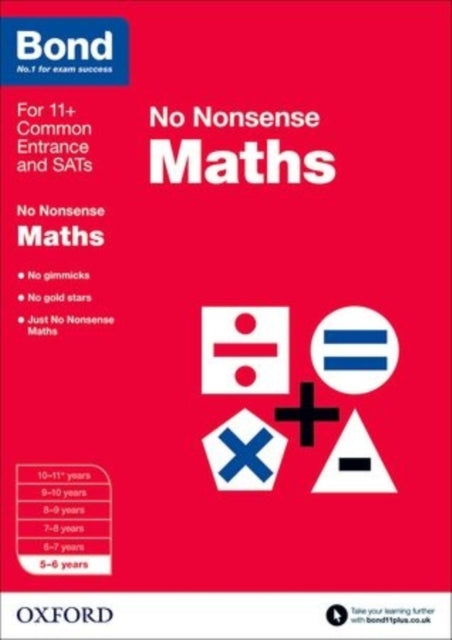 Bond: Maths: No Nonsense : 5-6 years-9780192740458