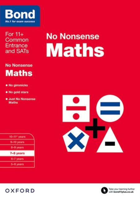 Bond: Maths: No Nonsense : 7-8 years-9780192740472
