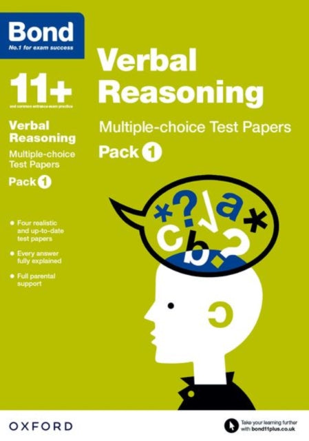 Bond 11+: Verbal Reasoning: Multiple-choice Test Papers (for GL Assessment & other 11 plus exams) : Pack 1-9780192740892
