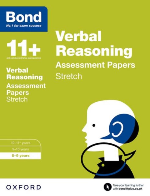 Bond 11+: Verbal Reasoning: Stretch Papers : 8-9 years-9780192742155