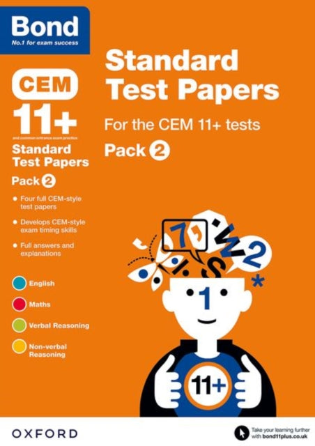 CEM: Bond 11+ Standard Test Papers: Ready for the 2025 Cambridge Select Insight exam : Pack 2-9780192742193