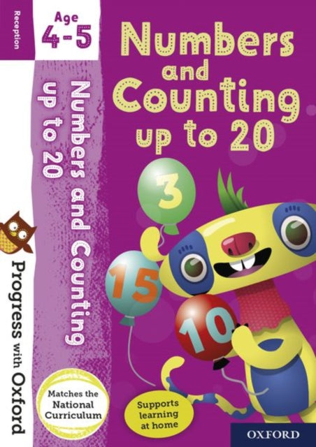 Progress with Oxford: Numbers and Counting up to 20 Age 4-5-9780192765543