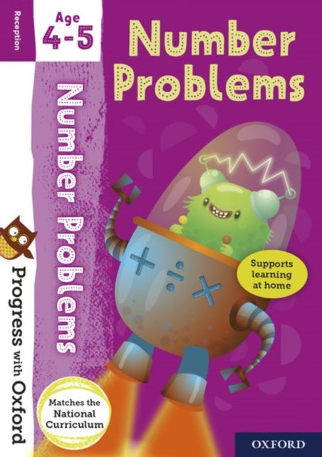 Progress with Oxford: Progress with Oxford: Number Problems Age 4-5 - Practise for School with Essential Maths Skills-9780192765574