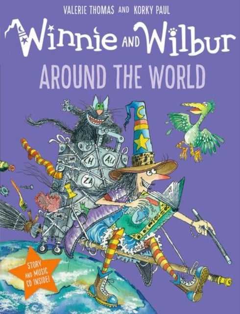 Winnie and Wilbur: Around the World PB & CD-9780192772343