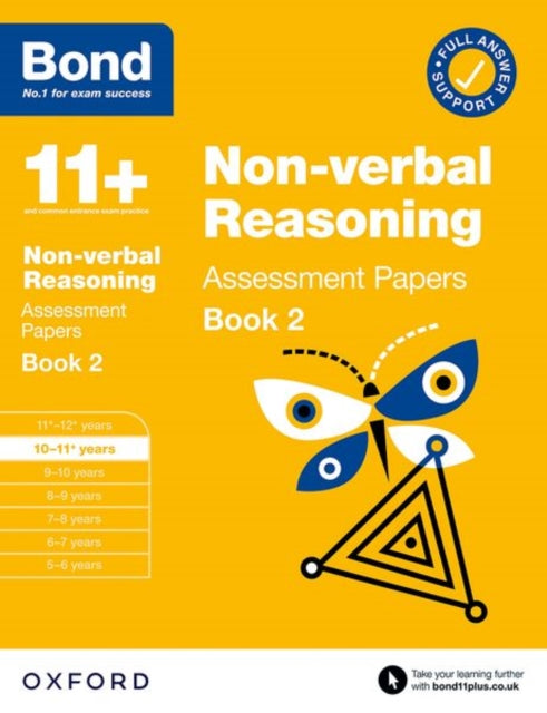 Bond 11+ Non-verbal Reasoning Assessment Papers 10-11 Years Book 2 (for GL Assessment & other 11 plus exams)-9780192777430