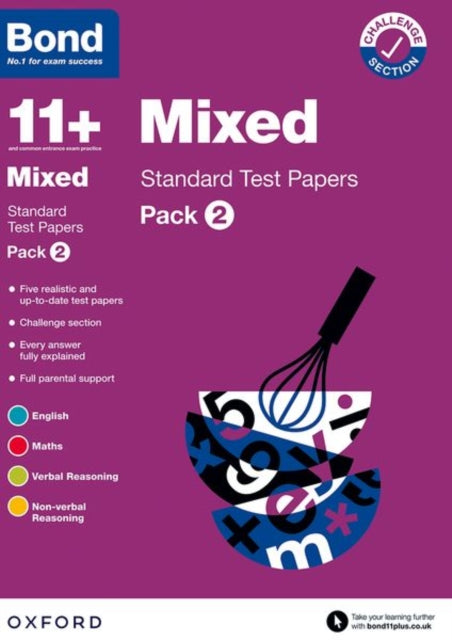 Bond 11+: Mixed Standard Test Papers: Pack 2 (for GL Assessment & other 11 plus exams)-9780192779397