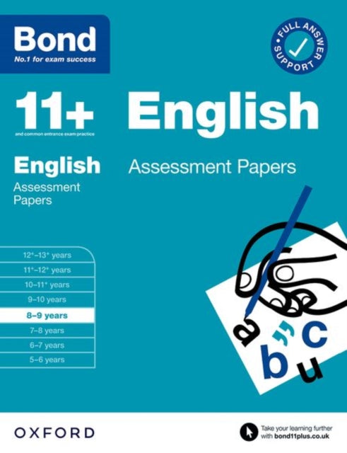Bond 11+ English Assessment Papers 8-9 years (for GL Assessment & other 11 plus exams)-9780192779908