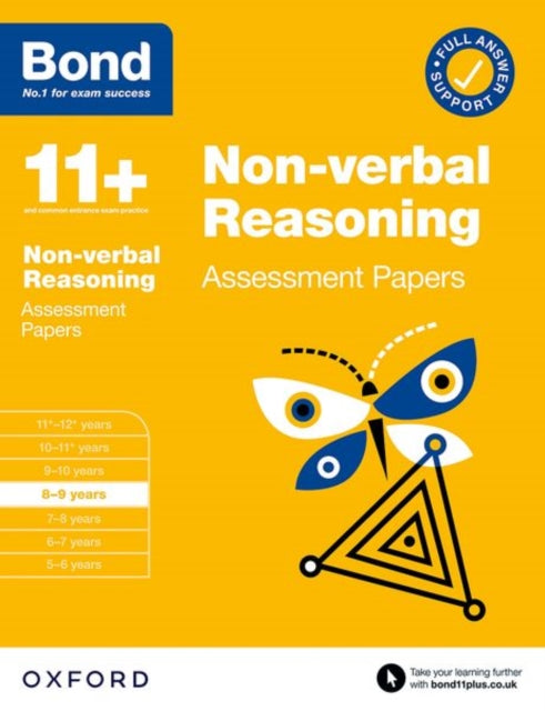 Bond 11+ Non-verbal Reasoning Assessment Papers 8-9 years (for GL Assessment & other 11 plus exams)-9780192779953