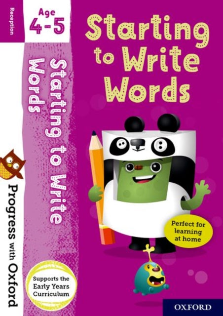 Progress with Oxford: Starting to Write Words-9780192780706