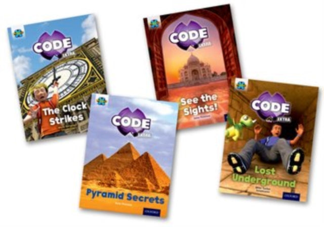 Project X CODE Extra: Purple Book Band, Oxford Level 8: Wonders of the World and Pyramid Peril, Mixed Pack of 4-9780198363644