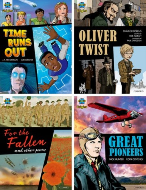 Project X Origins Graphic Texts: Dark Red+ Book Band, Oxford Level 20: Mixed Pack of 4-9780198367826