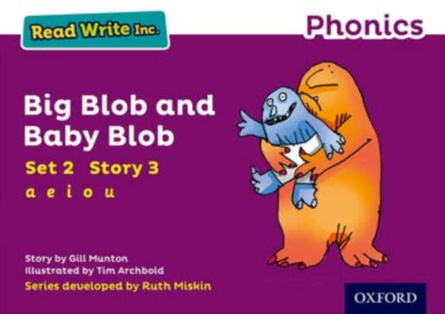 Read Write Inc. Phonics: Big Blob and Baby Blob (Purple Set 2 Storybook 3)-9780198371526