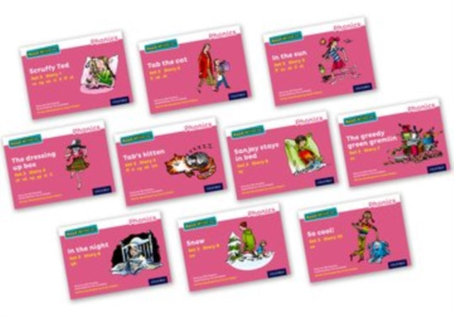 Read Write Inc. Phonics: Pink Set 3 Core Storybooks (Mixed Pack of 10)-9780198371670