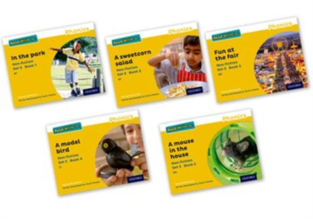 Read Write Inc. Phonics: Yellow Set 5 Non-fiction books (Mixed Pack of 5)-9780198373681