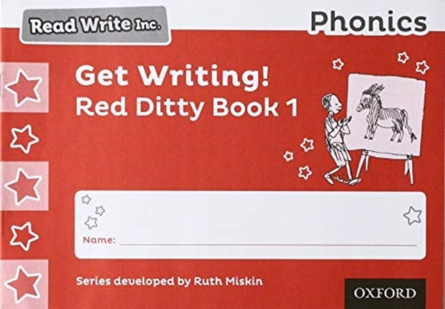 Read Write Inc. Phonics: Get Writing! Red Ditty Book 1 Pack of 10-9780198414278