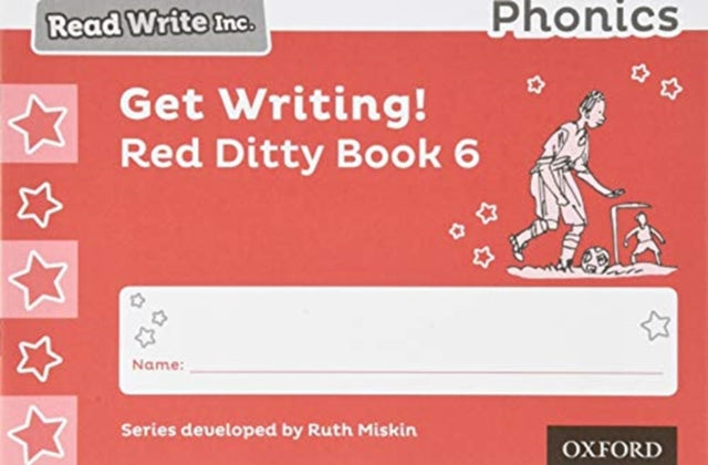 Read Write Inc. Phonics: Get Writing! Red Ditty Book 6 Pack of 10-9780198414322