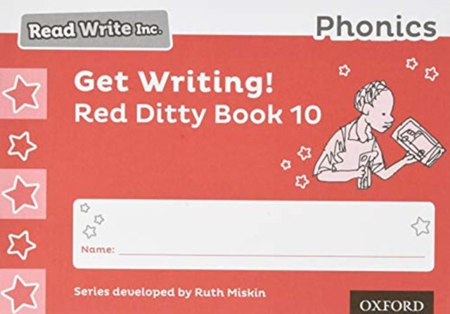 Read Write Inc. Phonics: Get Writing! Red Ditty Book 10 Pack of 10-9780198414360