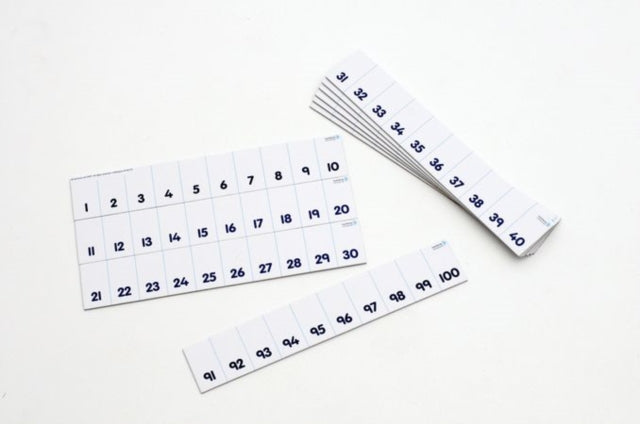 Numicon: Card 1-100 Number Track-9780198487135