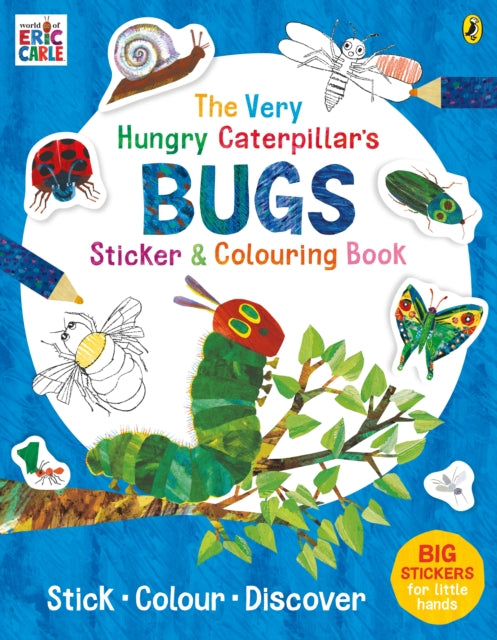 The Very Hungry Caterpillar's Bugs Sticker and Colouring Book-9780241432310
