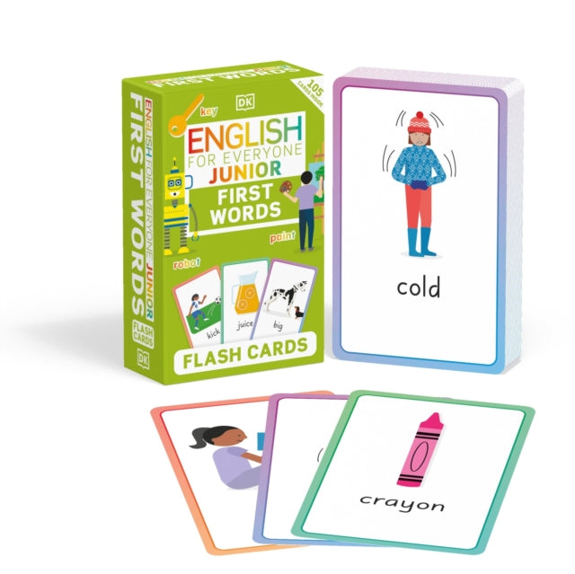 English for Everyone Junior First Words Flash Cards 9780241525678