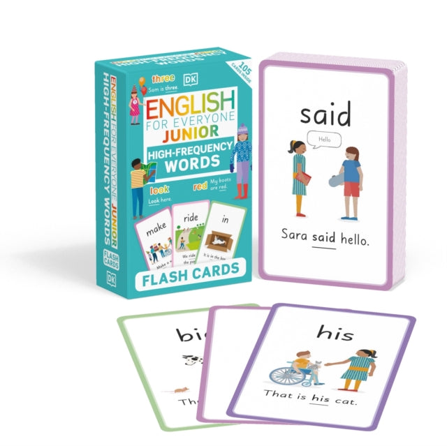 English for Everyone Junior High-Frequency Words Flash Cards-9780241536230