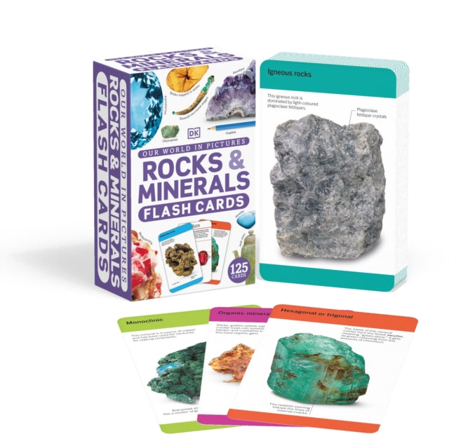 Our World in Pictures Rocks & Minerals Flash Cards-9780241573938