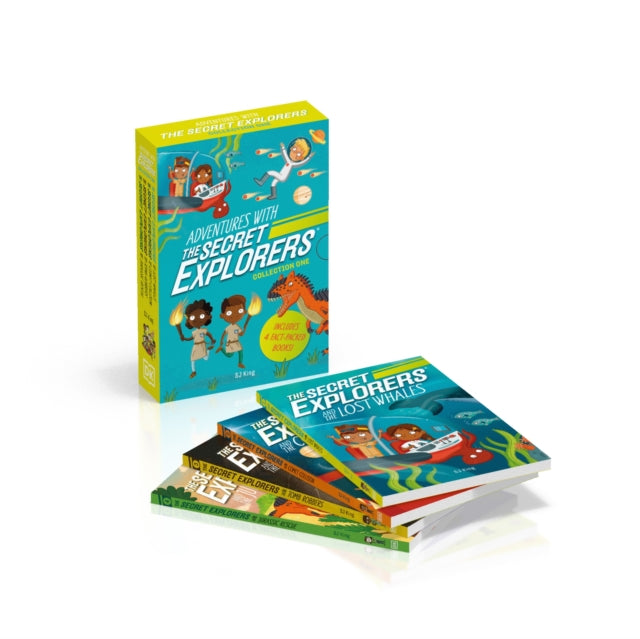 Adventures with The Secret Explorers: Collection One : 4-Book Box Set of Educational Fiction Chapter Books Books-9780241595596