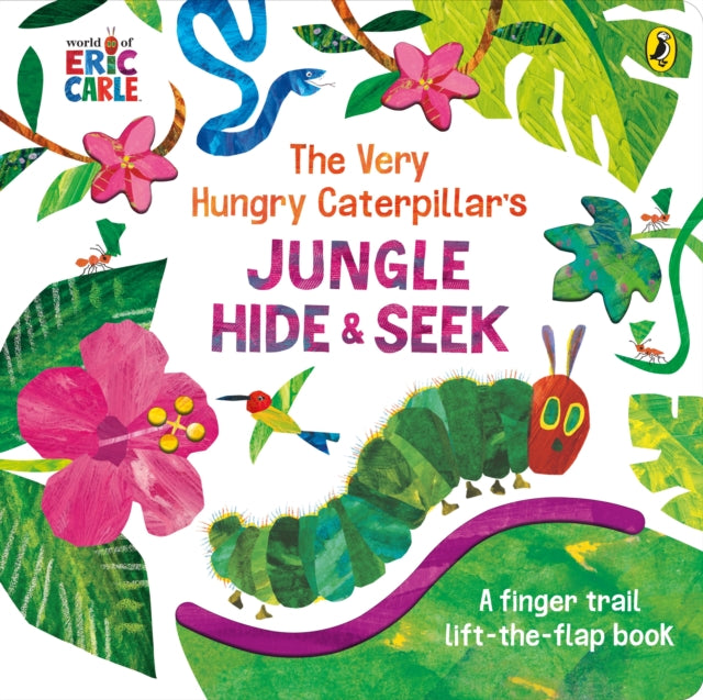 The Very Hungry Caterpillar's Jungle Hide and Seek : A Finger Trail Lift-the-Flap Book-9780241616154