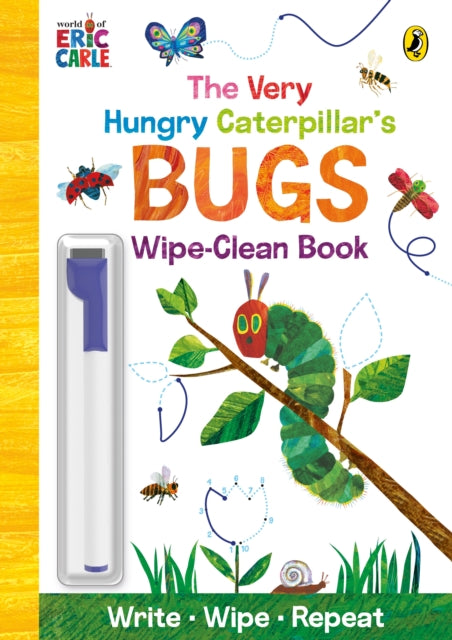 The Very Hungry Caterpillar's Bugs : Wipe-Clean Board Book-9780241651926