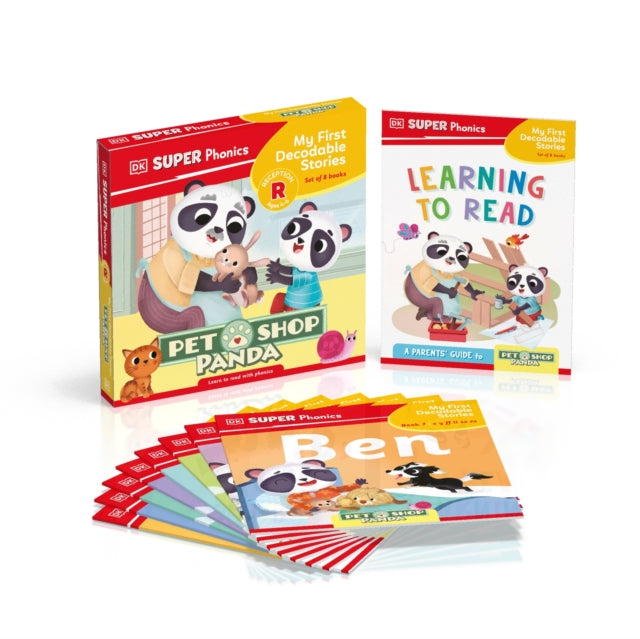 DK Super Phonics My First Decodable Stories Pet Shop Panda-9780241687376