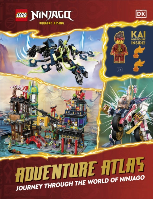 LEGO Ninjago Dragons Rising Adventure Atlas : Journey Through the World of Ninjago-9780241712306