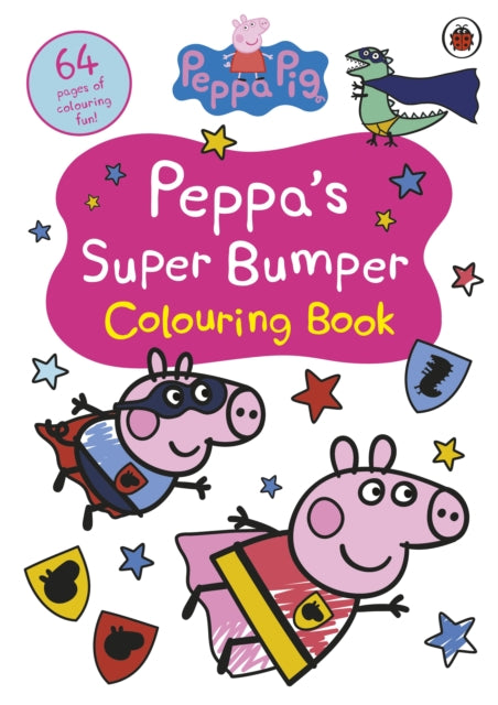 Peppa Pig: Peppa's Super Bumper Colouring Book-9780241721797