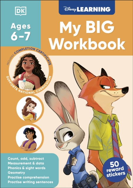Disney Learning Big Workbook Ages 6-7 (Year 2)-9780241763858