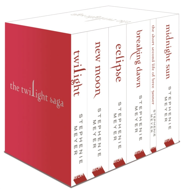 Twilight Saga 6 Book Set (White Cover)-9780349003962