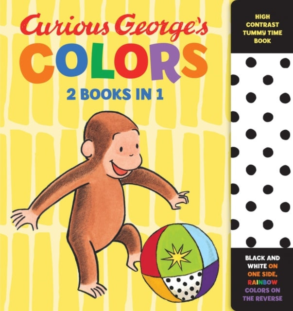 Curious George's Colors: High Contrast Tummy Time Book-9780358729938