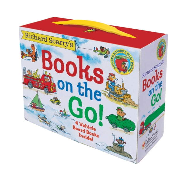 Richard Scarry's Books on the Go : 4 Board Books-9780375875229